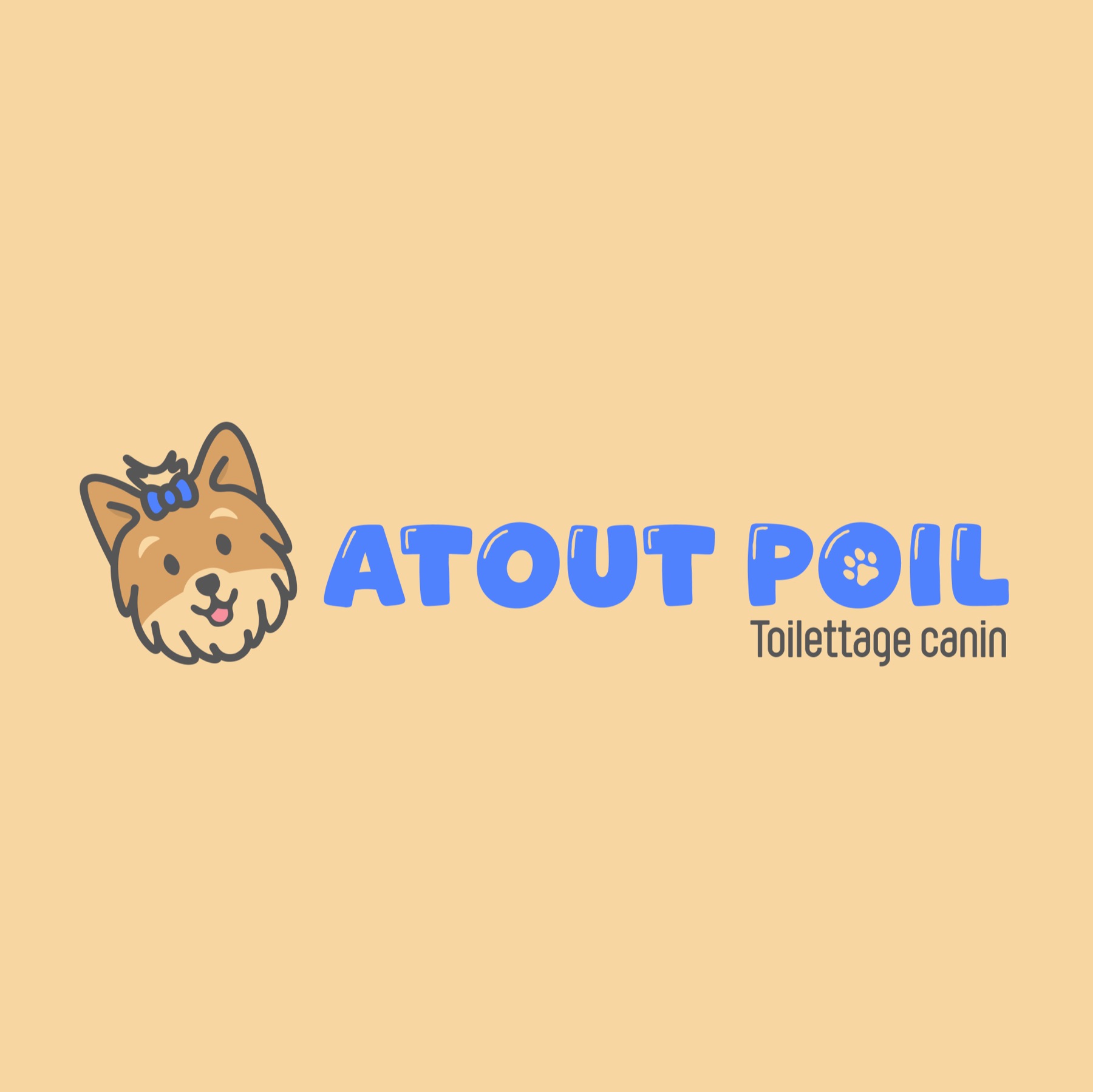 Logo Atout Poil, version horizontale